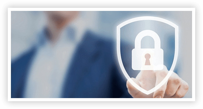CCI Risk Analysis LLC A person holding up an image of a padlock.